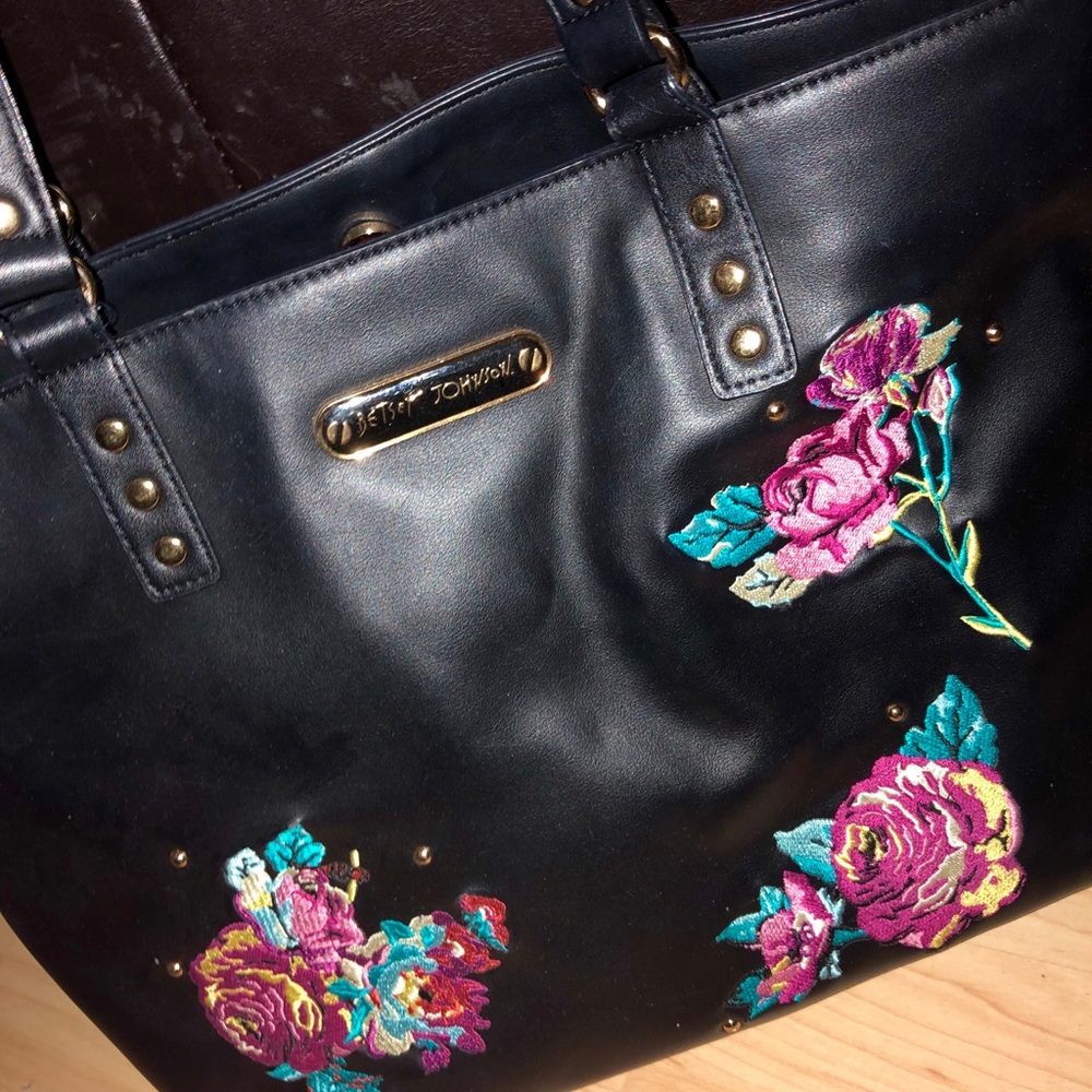 Betsy Johnson Floral Purse